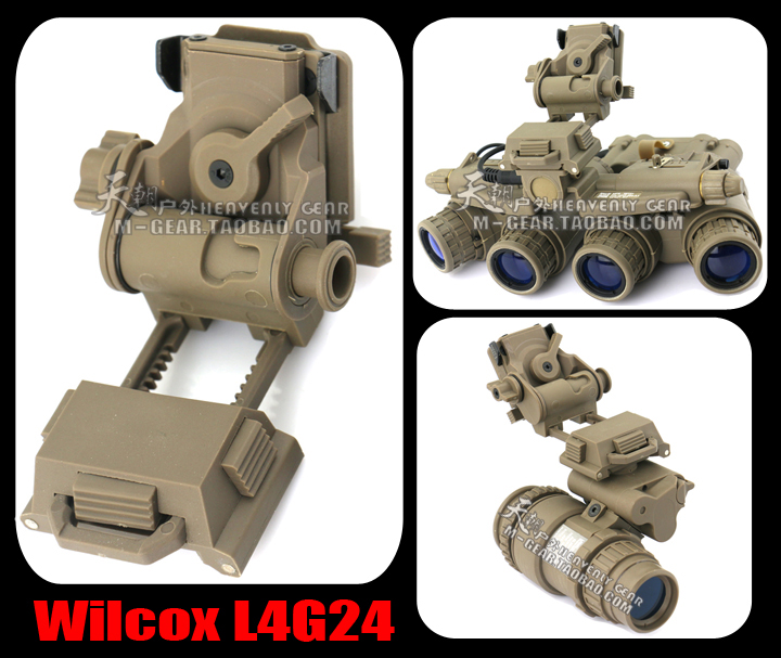 Wilcox L4G24 PVS15 PVS18 GPNVG18 Night Vision Tactical Helmet Dump Truck Bracket Mud