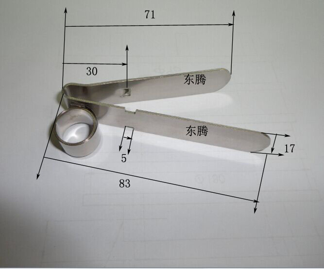 Dongteng motor carbon brush spring 25X32MM width 17MM carbon brush constant pressure spring generator brush spring