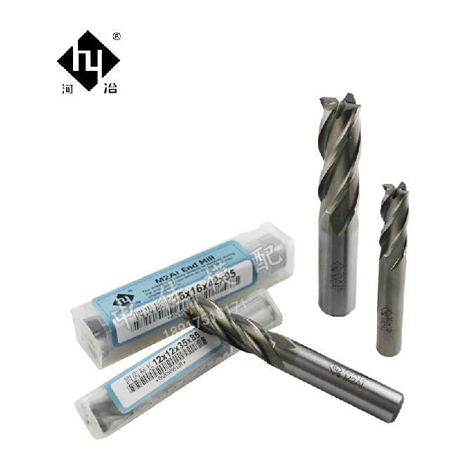 China-Japan joint venture ultra-hard white steel upright milling cutter 4 blades full grinding over center M2AI with aluminum 1 0-25mm original dress