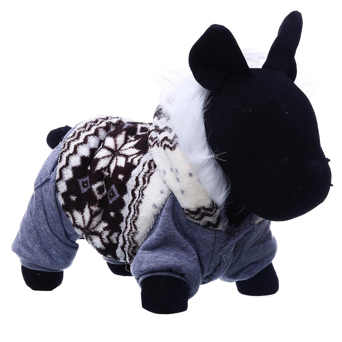 波奇网宠物狗衣服怡亲狗狗衣服四角连体衣混搭风小型犬泰迪狗衣服