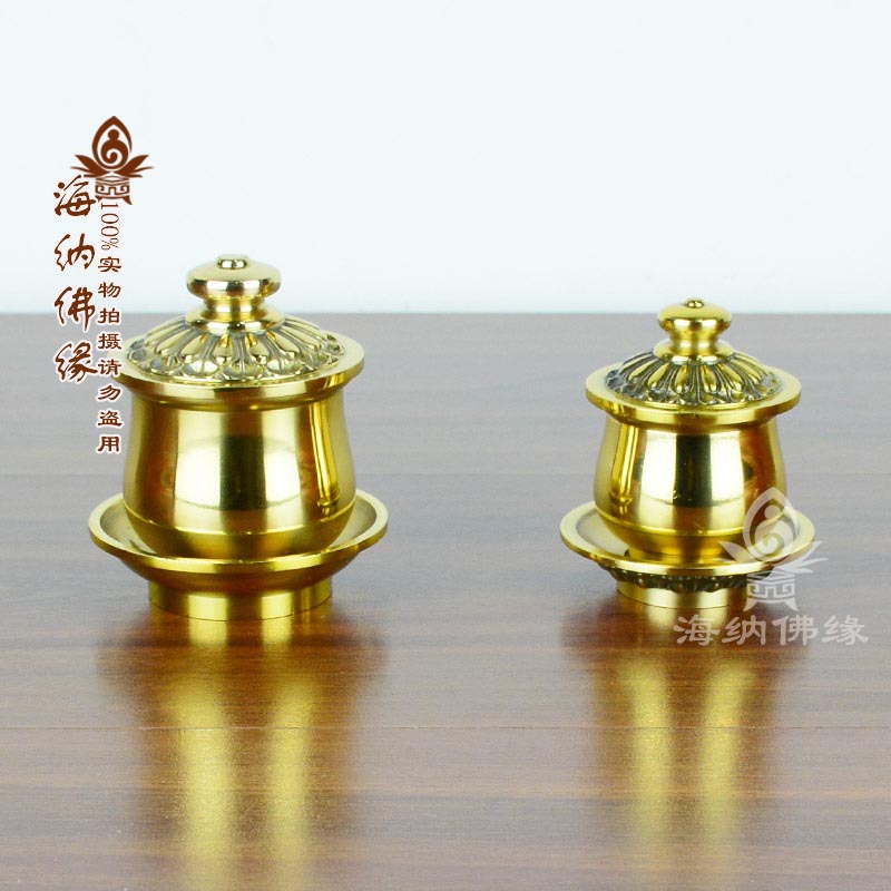 Buddha Top Pure Copper for Buddha water cup purified cup of Buddha with a cup of light - body cup