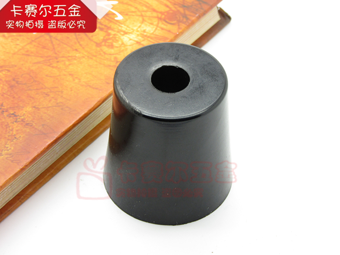 49 black rubber cushion with gasket leather cushion furniture cushion foot non-slip foot cushion rubber plastic cushion large cushion foot