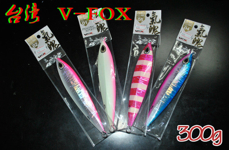 Taiwan VFOX JS 011 spirit 250g 300g JIGGING SPIRIT deep sea slow rocking iron plate