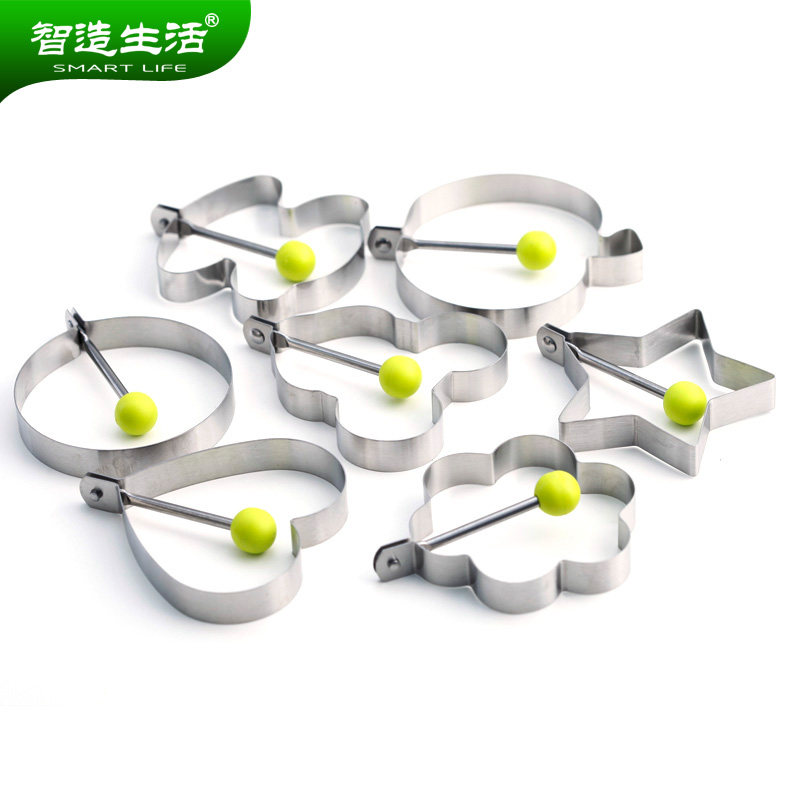 【天猫超市】智造生活 不锈钢煎蛋器 煎蛋圈创意荷包蛋模具多形状