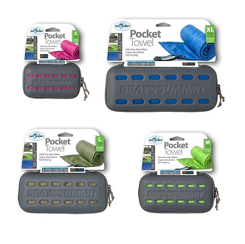 Sea To Summit Pocket Towels OUTDOOR TRAVEL POCKET QUICK DRY TOWELS SUPER LIGHT SPEED DRY