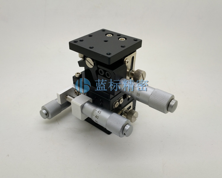 XYZ axis 40*40 LD40 precision displacement platform Cross roller guide horizontal lifting manual fine-tuning frame