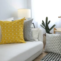 Современный и минималистичный диван, подушка, наволочка, японские и корейские