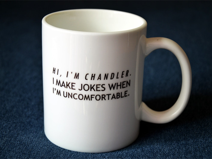 The Old Friend Six Pedestrian Perimeter I Am Chandler Mark Cup Cups can be used to customize