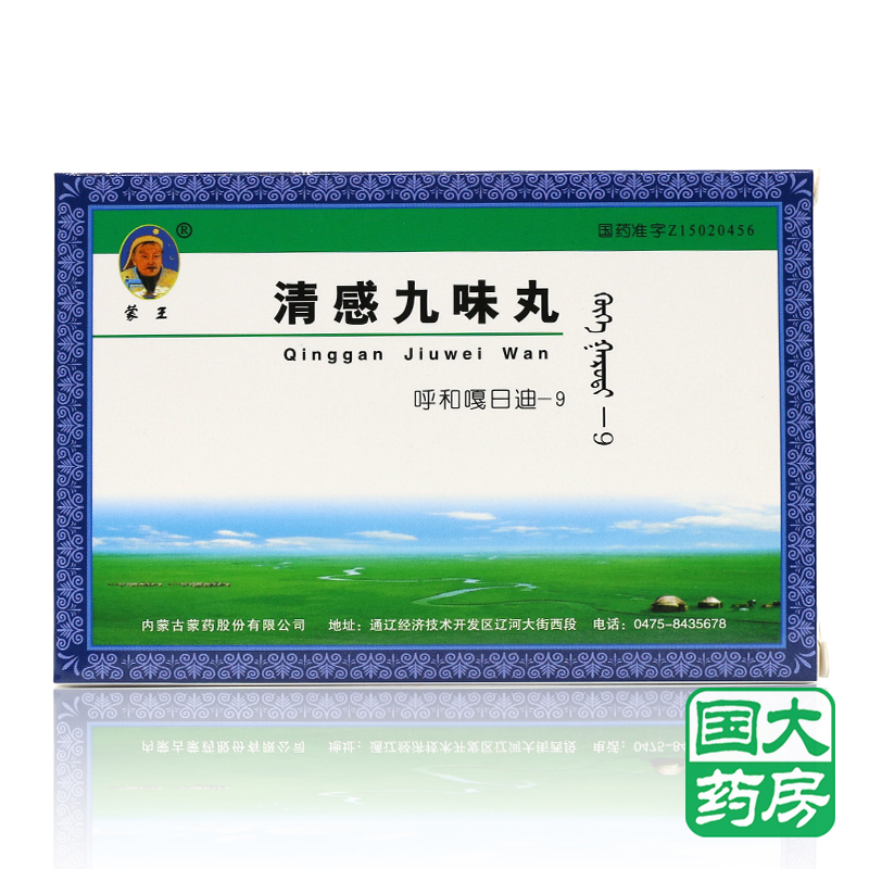 蒙王 清感九味丸(呼和嘎日迪-9) 36粒/盒