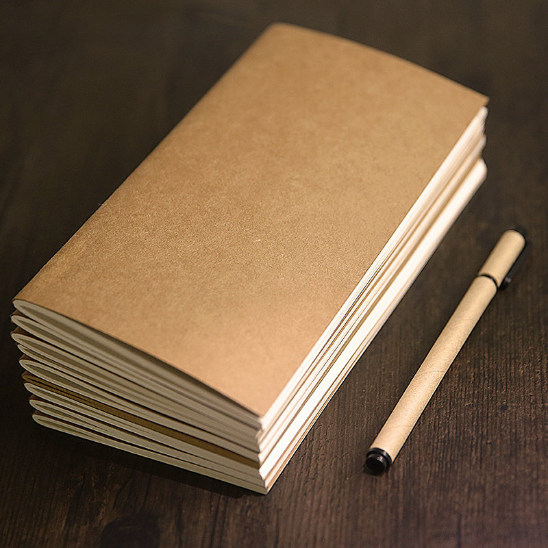 Otaku-Travel Notebook Kraft Notepad Bookkeeping of this Hand ledger Ledger Hand Ledger standard