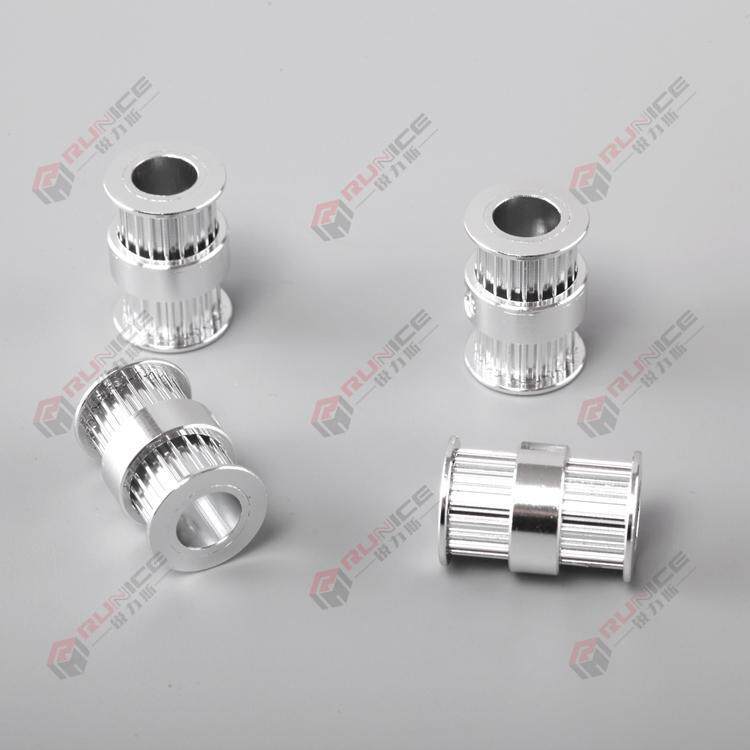 3D printer accessories 2GT S2M MXL Double-headed one-piece synchronous wheel pulley Synchronous belt roller roller 20 teeth