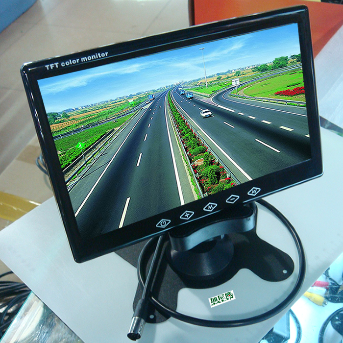 Ghani Eagle 7 inch vehicle LCD touch key 2-way film S terminal desktop bracket reversing image