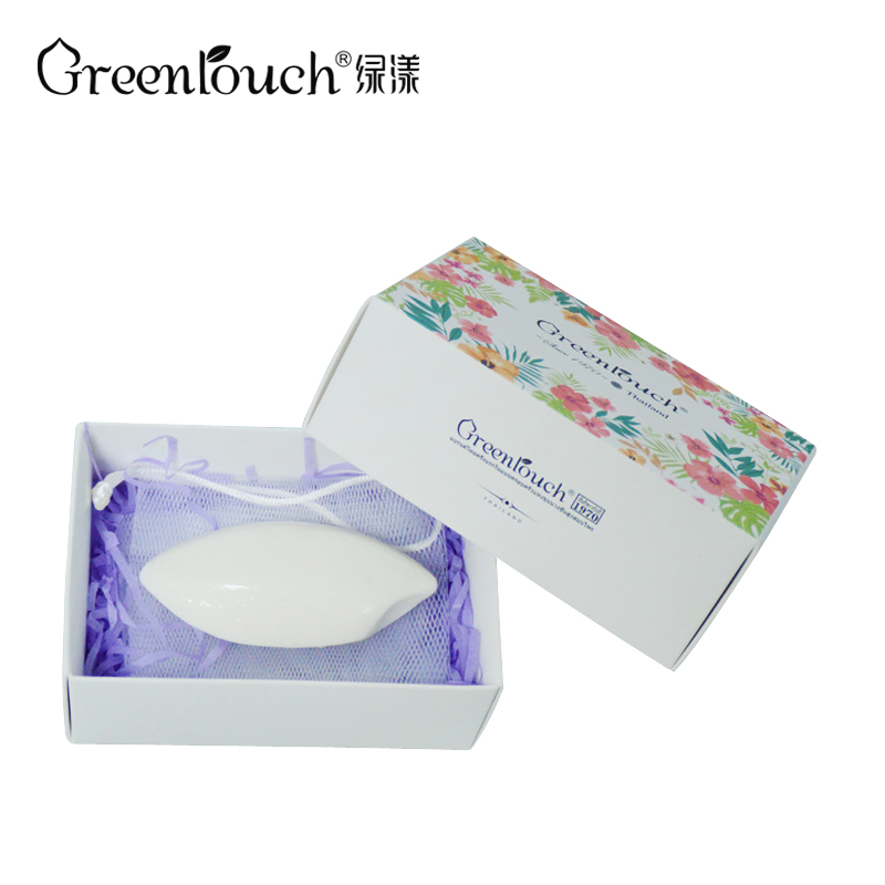 绿漾泰国进口手工精油母婴皂洁面米糠皂60g母婴美白嫩肤保湿