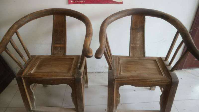 Folklore Old Objects Chair Solid Wood Chair Willow Circle Chair Nostalgic Retro Miscellaneous Collection Old Furniture