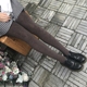 Quần legging cotton vàng JA của Anh Ja1200d legging mùa thu đông cộng với nhung dày của bếp lò tất thổ cẩm Vớ giảm béo