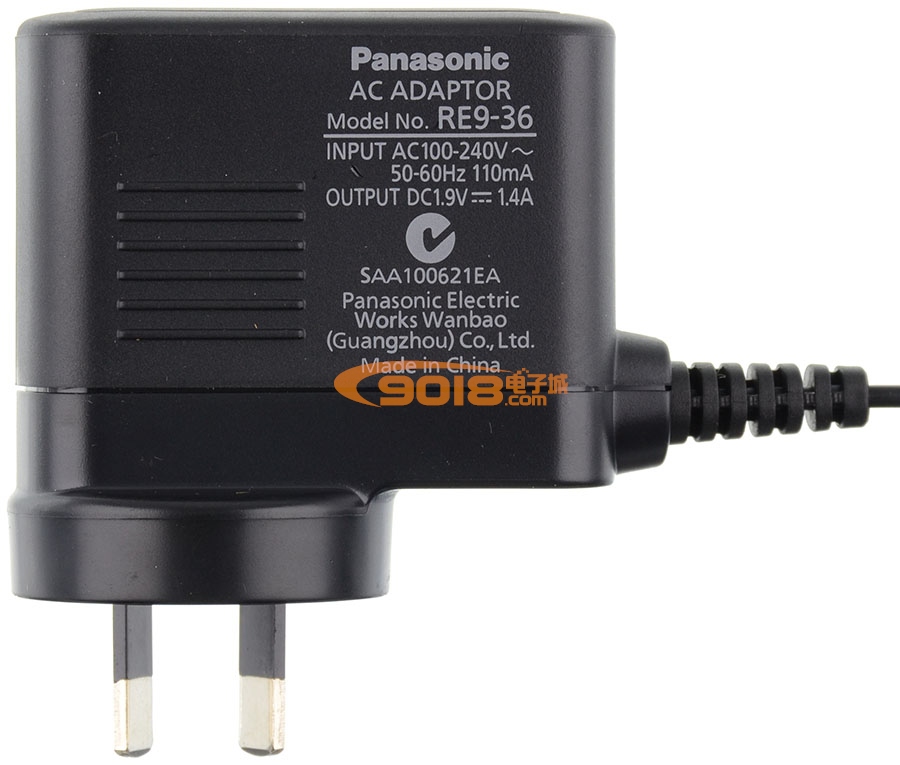 Brand new original Panasonic Panasonic Panasonic Panasonic Hairdresser Haircut Scissors Charger RE9-36 Original plant accessories