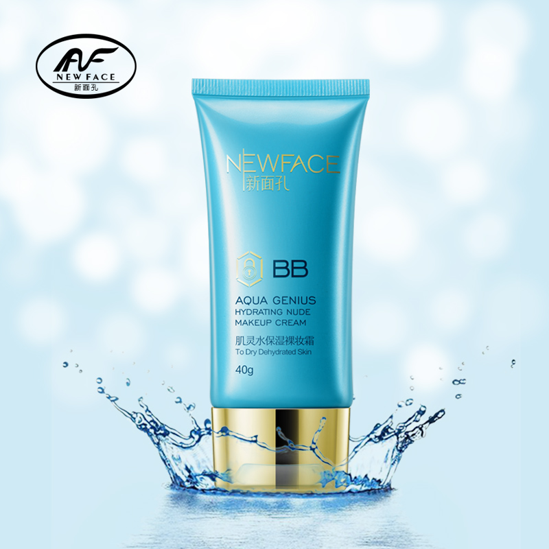 NEW FACE/新面孔BB霜肌灵水裸妆霜隔离裸妆遮瑕强细腻补水保湿40g