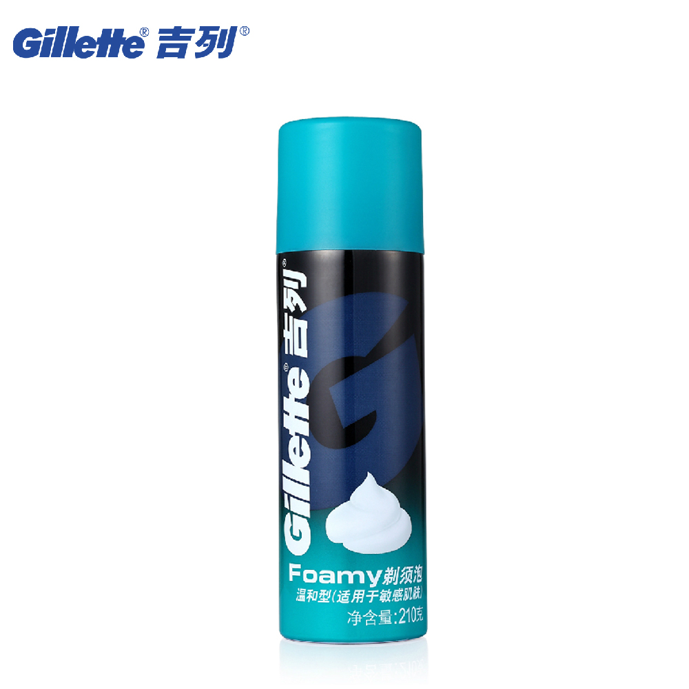 宝洁 Gillette吉列剃须泡温和型（敏感肌肤）210g