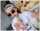 2018 bướm không viền kính mát bầu không khí thanh lịch cắt mảnh tuyệt đẹp hộp lớn kính râm gradient trà thời trang kính