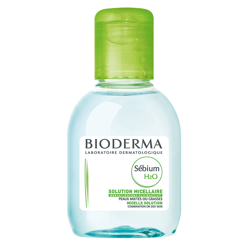 Bioderma/贝德玛卸妆水蓝水净妍控油洁肤液100ml眼脸唇部深层清洁