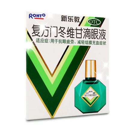 Mentholatum/曼秀雷敦 新乐敦 复方门冬维甘滴眼液 13ml*1瓶/盒