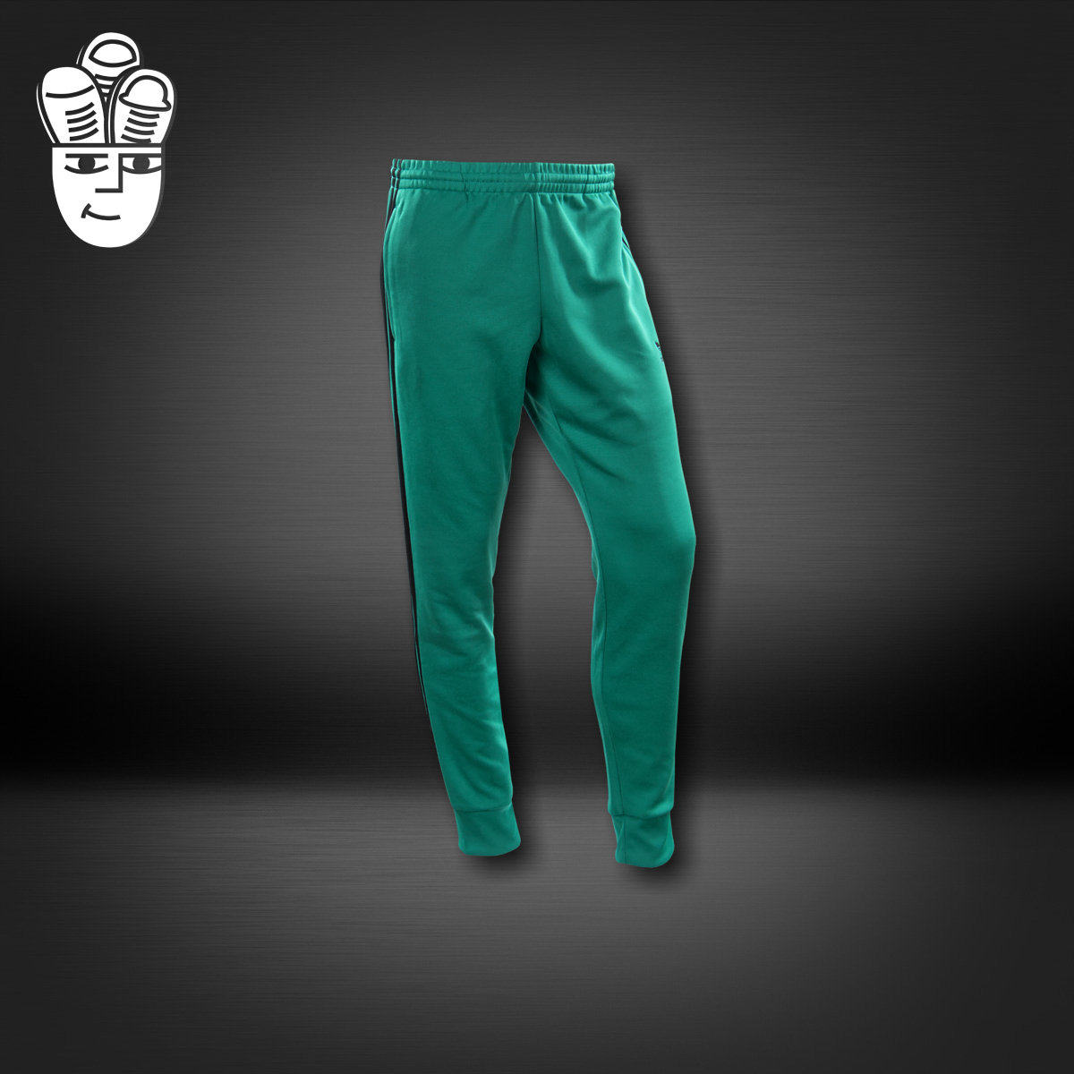 阿迪达斯Adidas Superstar Cuffed三叶草男子运动长裤 时尚收脚裤