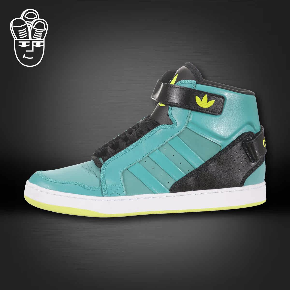 阿迪达斯 板鞋Adidas adi-Rise AR 3.0 三叶草经典男子高帮休闲鞋