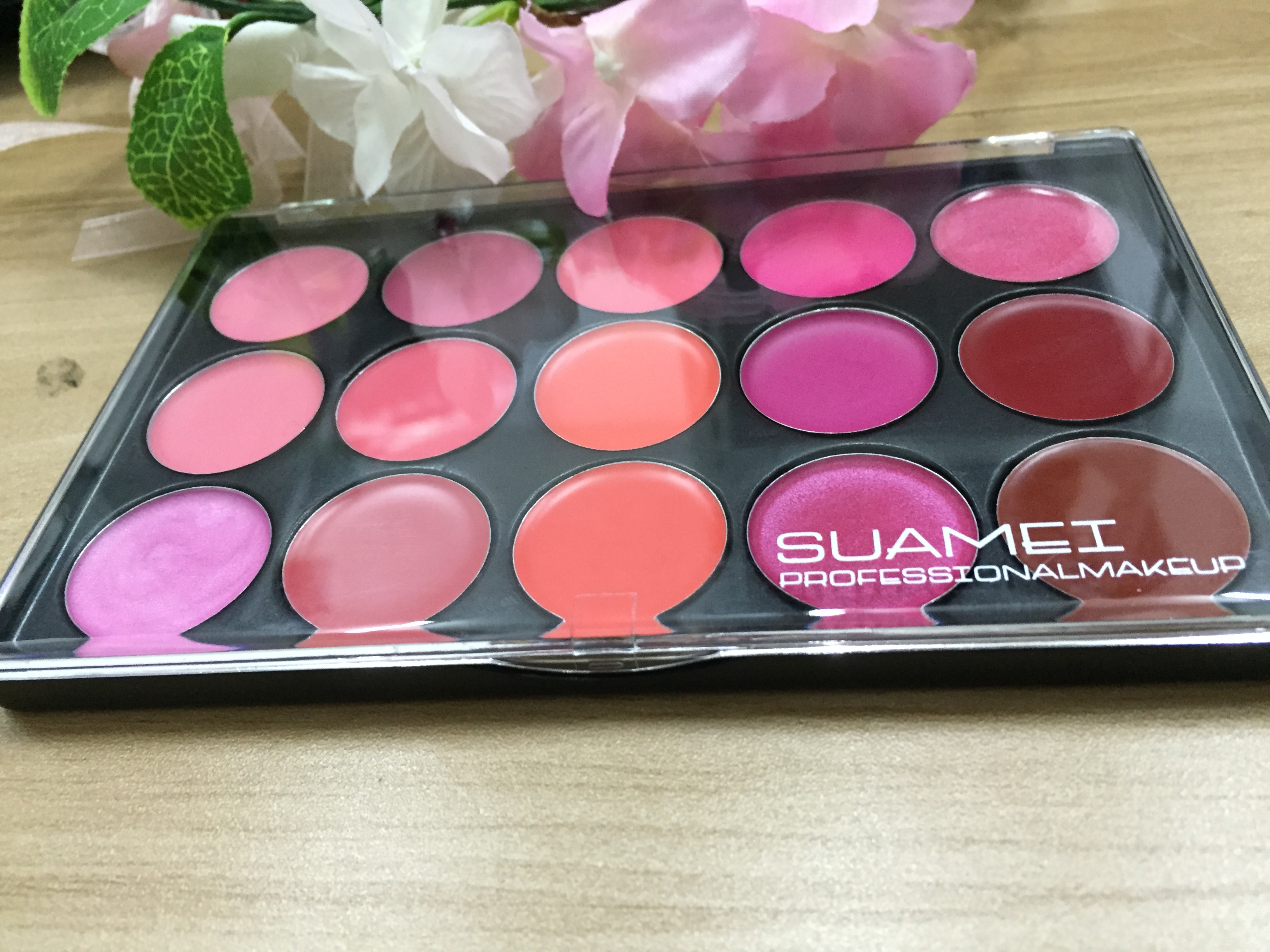 Sa Beauty Professional 15 Color Small Lip Gloss Pink Tie Lipstick Red Board New Pint Photo Gallery Supplies Professional Color Makeup