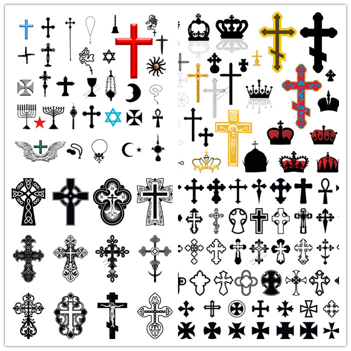 A1446矢量宗教基督教十字架教皇icons圖標圖案ai設計素材
