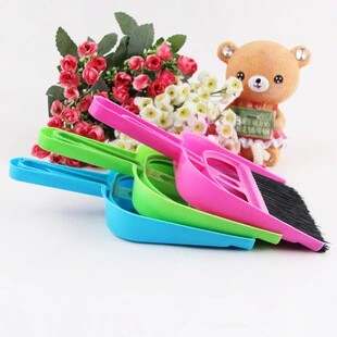 Versatile cleaning small broom dustpan combined pet family mini cleaning sweep suit-Taobao