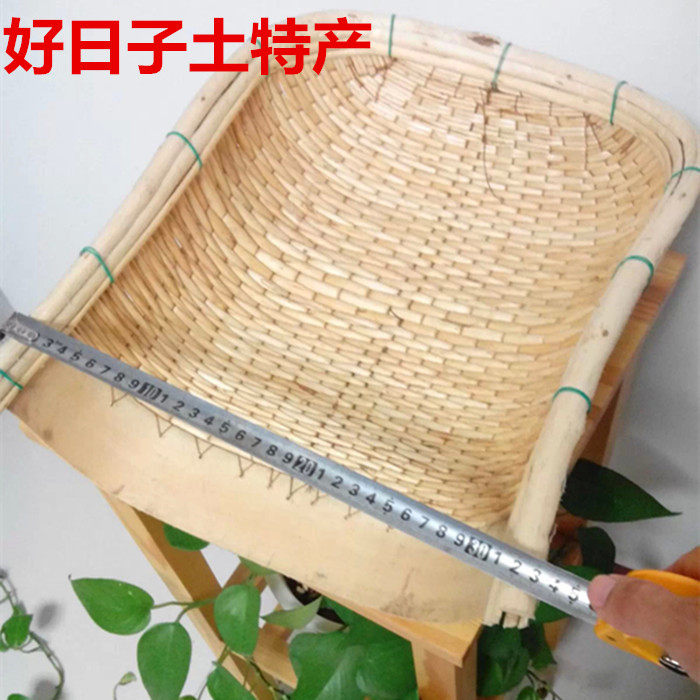  Willow-woven dustpan pure handmade basket dustpan domestic nostalgic basket traditional farmhouse homemade wicker dustpan