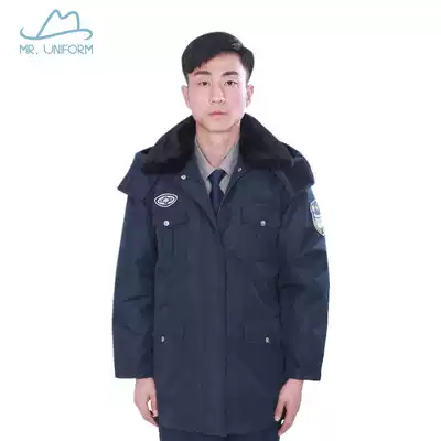 Mr Uniform Hotel property security uniform cold-proof short coat winter patrol suit men and women the same