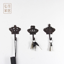 American cast iron clothing rack decoration adhesive hook personality creative girl home porch hook wall hanging coat hook clearance