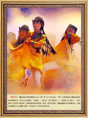 Tibetan dance poster classical dance folk dance stickers dance classroom decoration painting Dance poster hanging picture customization-8