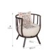 Vương miện Anh phong cách Mỹ đơn giản retro thanh sofa phòng khách hiên ban công giải trí rèn sắt đồ nội thất sofa ba mảnh - Bàn ghế ngoài trời / sân bộ bàn ghế ban công Bàn ghế ngoài trời / sân