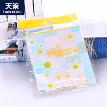 Single cotton double-layer gauze handkerchief baby towel feeding towel baby saliva towel newborn square towel gift
