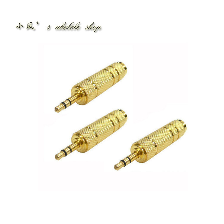 Large to small adapter electric box guitar computer internal recording 6 5 to 3 5 connector electric guitar bass cable suitable for