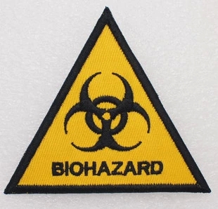 Biochemical threat armband cloth patch clothing patch embroidery label label sticker chapter Velcro embroidered epaulet can be customized