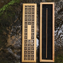 Incense burner Household indoor line aromatherapy stove Incense burner lying stick incense insulation cotton sandalwood stove agarwood stove Bamboo and wood carving hollow