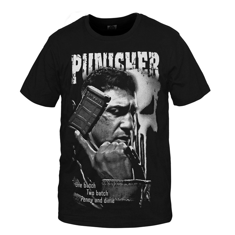 Play in the US drama Night Magic Punisher The Punisher T-shirt skeleton Daredevil