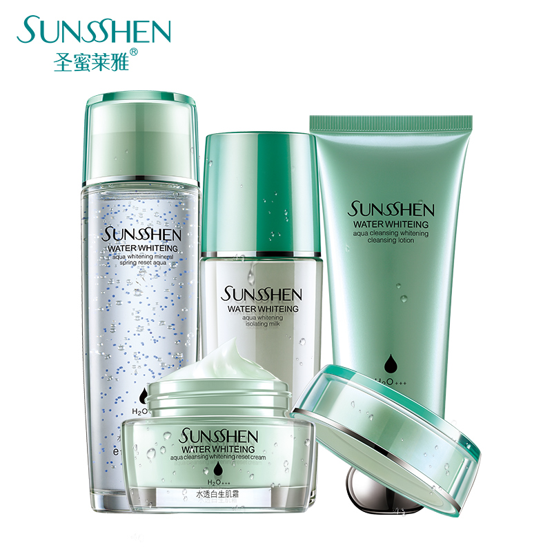 SUNSSHEN/圣蜜莱雅圣蜜莱雅水透珀秋冬补水保湿乳液套组4件