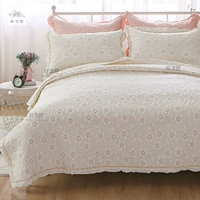 Bông twill quilting là off-trắng màu giường bông bao gồm đơn hoặc kép đa năng mùa hè máy lạnh mền mỏng chăn phần - Trải giường bộ drap giường giá rẻ