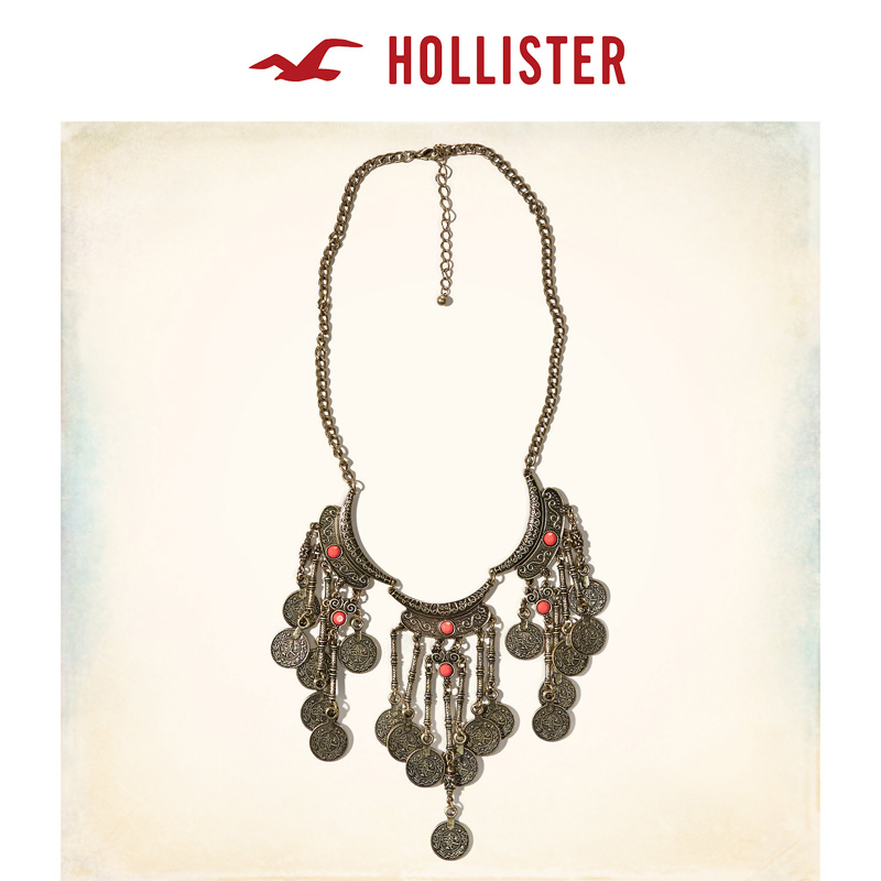 Hollister 古铜色个性项链 女 127113