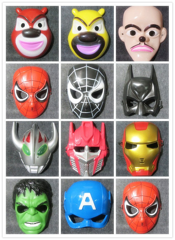 Hot selling men's and women's toys anime cartoon headgear siro ultraman children's mask street stall square supply mask