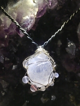 Out (Back to that time No 143) JOs winding art Red Heart pendant can be customized