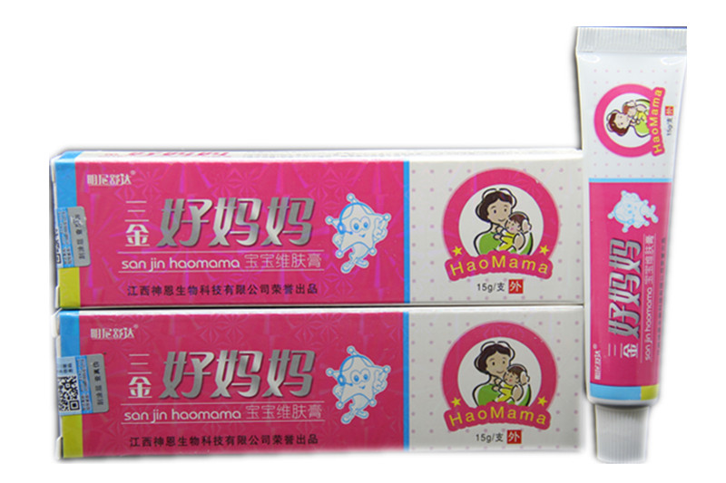 5送1买10送3三金好妈妈宝宝维肤膏 明尼舒达三金好妈妈维肤膏正品