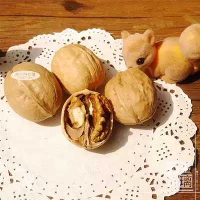 Demon King Grain Snow Golden Flower Squirrel Food Northeast Home Walnut Grey Skin Raw Walnut 100g