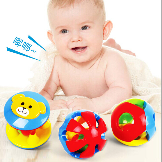 Baby Toddler Toys Children Puzzle Five Colorful Organoleptic Globe handball Grip Ball hole Hole Ball for 6-12 Months