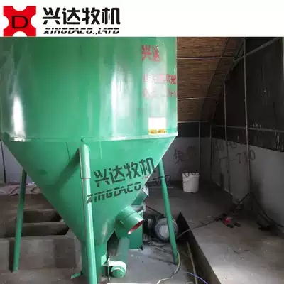 Chicken feed mill mixer chicken feed unit capacity 1T automated chicken equipment factory direct sales
