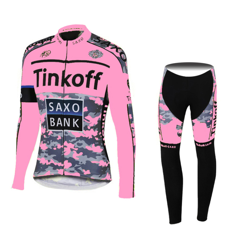 2015 autumn and winter long-sleeved cycling suit men and women cycling clothing mountain bike clothing team version